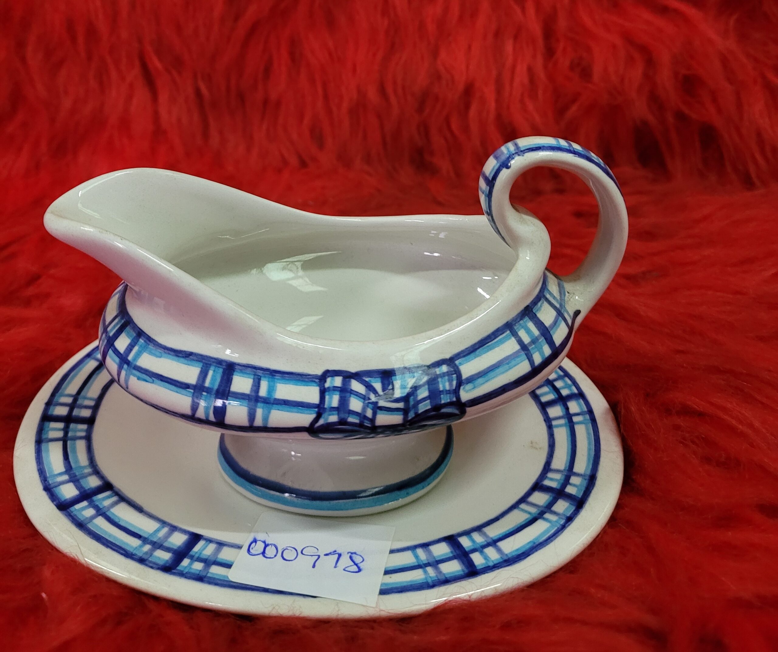 Ref: LD1381lazo Salsera con plato – Spal Flabal NUEVO