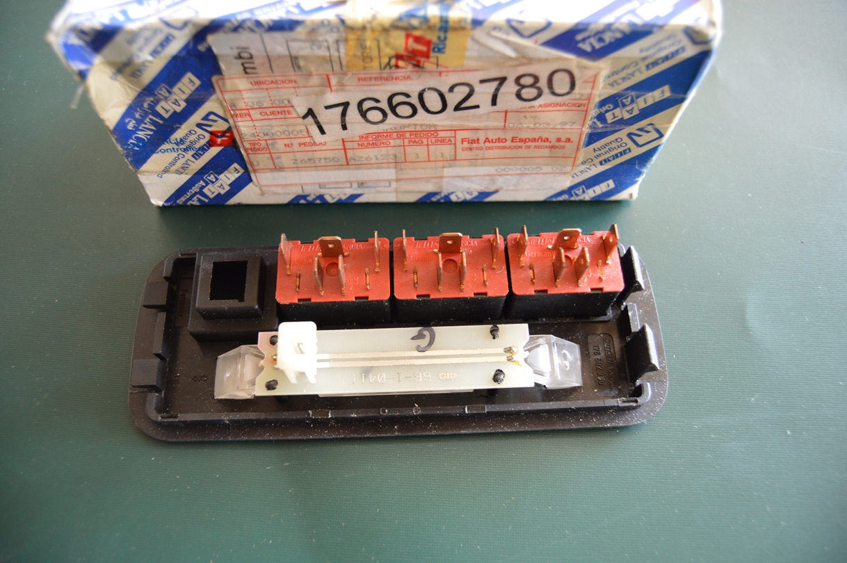 Ref: 176602780 Interruptor Banco Delantero Izquierdo – Fiat, Lancia NUEVO